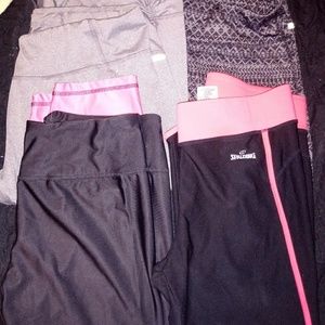 4 pairs of dri fit workout capris